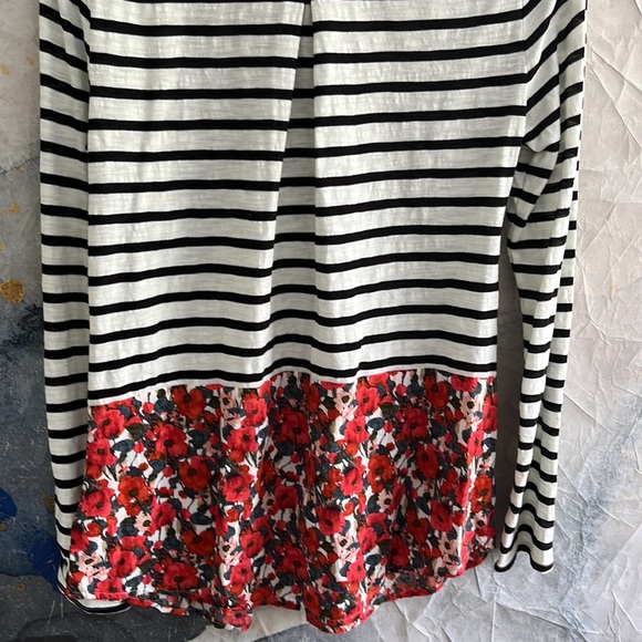 Anthropologie Postmark Striped/Floral Top sz M - Picture 10 of 12